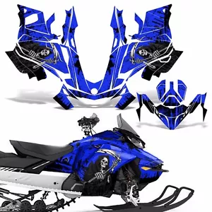 Ski-Doo 850 Renegade Summit Decal Graphic Kit Sled G4 Snowmobile Wrap REAP BLUE - Picture 1 of 2