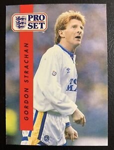 1990-91 Pro Set #94 Gordon Strachan (Leeds United) English Football. Near Mint
