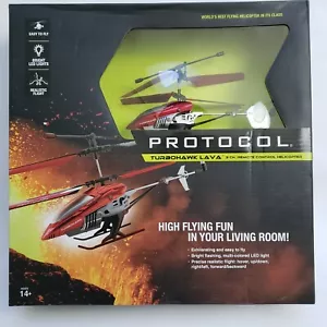 Protocol Turbohawk Lava 3 Ch Remote Control Helicopter Easy LED Realistic Flight - Picture 1 of 6