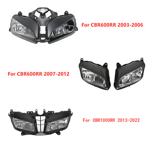 Front Headlight HeadLamp Fit For Honda CBR600RR CBR 600RR 600R 03-06 07-12 13-22