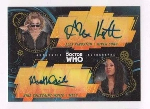 2017 Doctor Who Signature Series autograph Alex Kingston Nina White DWDA-KT 5/5 - Picture 1 of 2