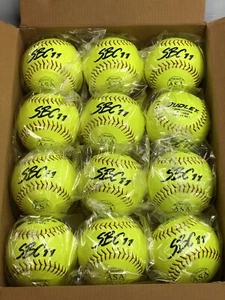 DUDLEY 11" USASB SBC11 Fastpitch Softball Case Of 12 - Picture 1 of 2