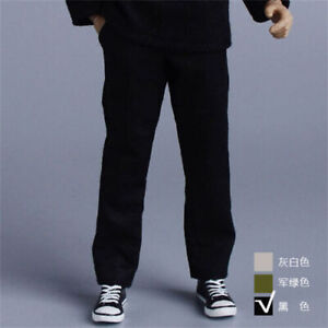Figurine articulée homme pantalon jambe droite en tissu à l'échelle 1/12 pantalon modèle F 6"