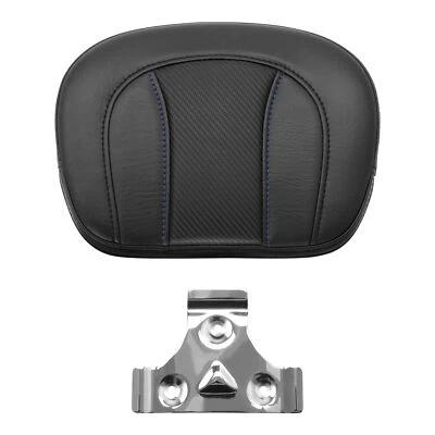 Sissy Bar Passenger Backrest Fit For Harley Tourinng Electra Glide Black Blue - Image 1 of 4