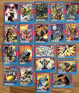 1992 Impel The Uncanny X-Men #11 Professor X, Cyclops #17 Marvel lote de 20 cartas - Imagen 1 de 6