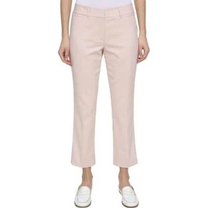TOMMY HILFIGER Size 8 Bristol Cropped Ankle Straight Leg Pants PINK - Picture 1 of 3