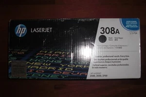 New GENUINE HP 308A Black Toner Cartridge ( Q2670A ) OEM - Picture 1 of 4