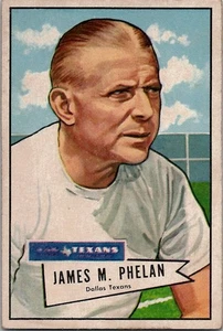 1952 Bowman Large James Phelan Dallas Texans #122 EX Condition SET BREAK - Bild 1 von 2