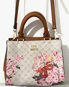 Steve Madden Year of The Dragon/Cherry Blossom Crossbody Bag Adj/Det Strap - Picture 1 of 16