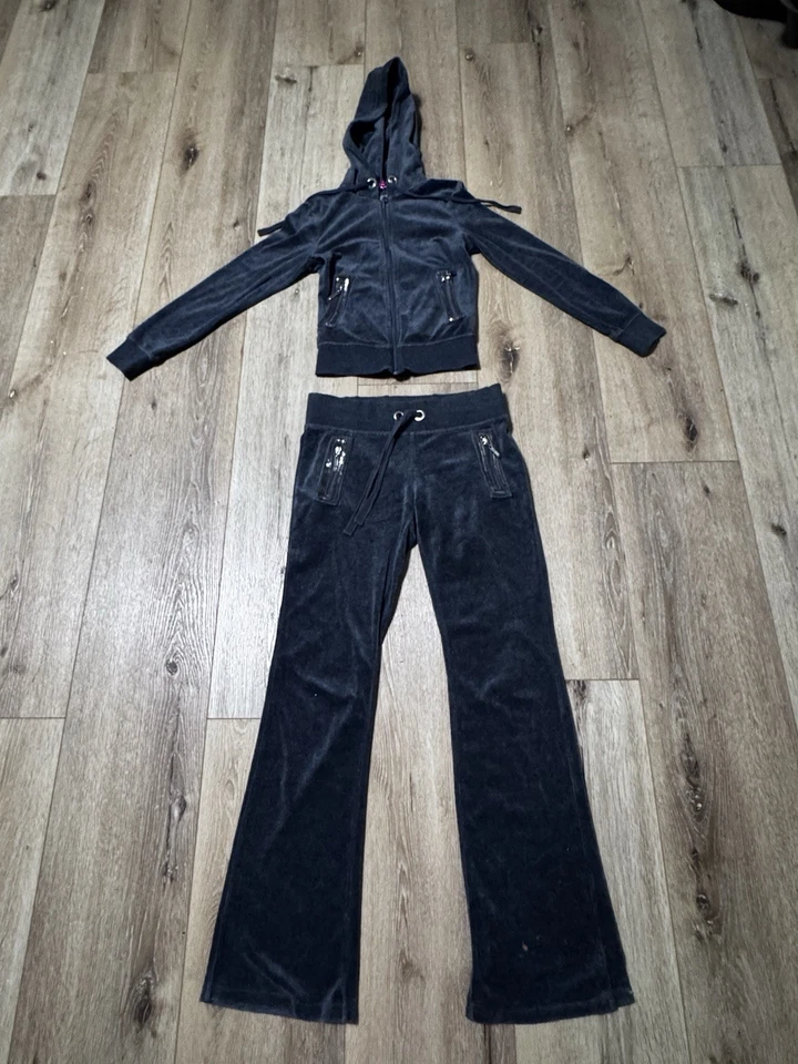 Bebe2b темно серый бархат свитер комплект размер XS - Изображение 1 из 4