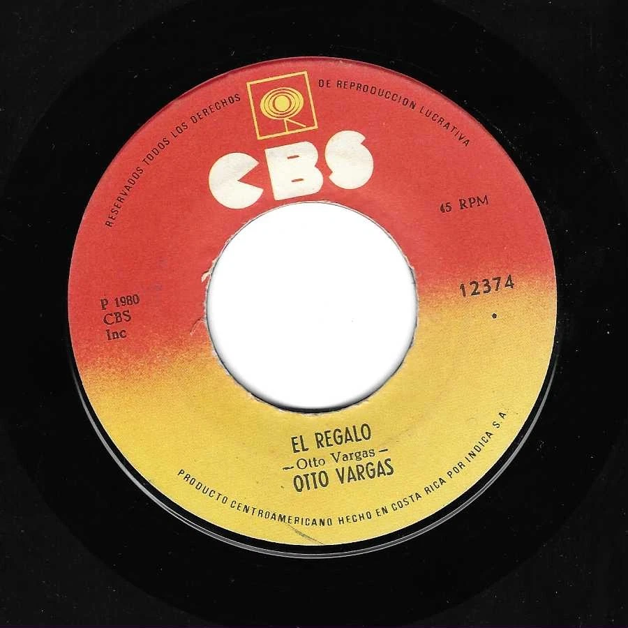 RARE Costa Rica Salsa Guaguanco 45 OTTO VARGAS El Trombon de Toño CBS Hear mp3 Foto 1 de 1