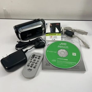 JVC Everio GZ-MS130BU Digital Camcorder 16GB Video Camera Bundle - Tested - Picture 1 of 14