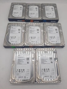 8 x LOT Repair B Grade Seagate 8TB 256MB SATA 3.5 NAS ST8000NC0002 * read as is - Afbeelding 1 van 3