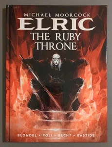 Michael Moorcock ELRIC THE RUBY THRONE Vol 1 + Stormbringer Vol 2 HCs Titan - Picture 1 of 7