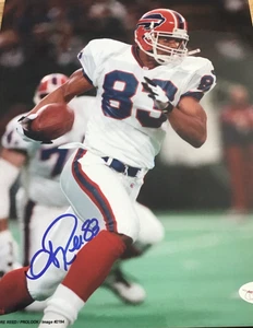 ANDRE REED signierte BÜFFELSCHEINE 8x10 FOTO mit COA - Bild 1 von 4