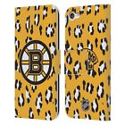 OFFICIAL NHL BOSTON BRUINS LEATHER BOOK CASE FOR APPLE iPOD TOUCH MP3