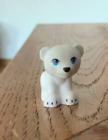 LEGO  Animal Bear Cub Dark blue  Eyes Black Nose & Black Claws  White