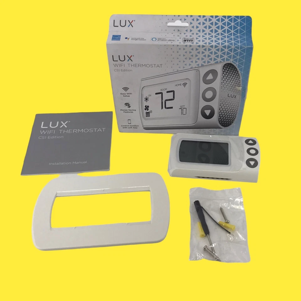 MaxLite Powered By LUX - Smart Programmable Wi-Fi Thermostat #3473 Z65/105 - Image 1 of 4