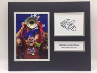 RARE Jordan Henderson Liverpool Signed Photo Display + COA CHAMPIONS LEAGUE 2019