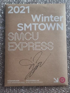 SNSD The SMCU Promo Sticker Album Autographed Hand Signed Taeyeon - Picture 1 of 10