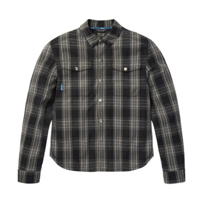 Camisa a cuadros Indian Motorcycle Canyon para hombre, negra | 2833179 Foto 1 de 4