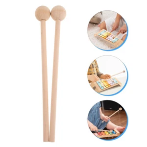2 Pezzi Martello Xilofono Aiuto Didattico Baby Bell Kit Mazze Batteria Vuota - Foto 1 di 12
