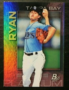2020 Bowman Platinum Top Prospects TOP-50 Joe Ryan Tampa Bay Rays - Picture 1 of 2