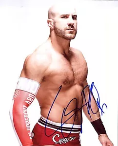 CESARO Authentic Hand-Signed "WWE" 8x10 Photo - Picture 1 of 1
