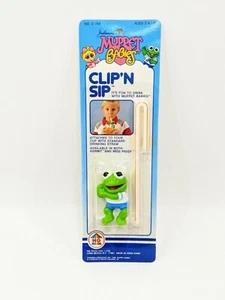HG Toys Henson Muppet Babies Clip N' Sip Kermit The Frog Ultra Raro - Imagen 1 de 6