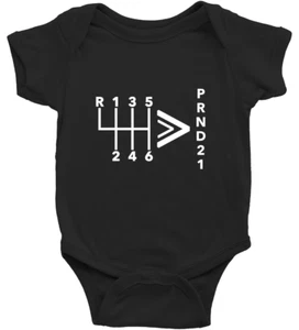Manual Automatic Toddler Kid Tee T-Shirt Infant Baby Bodysuit Romper Gift Car - Picture 1 of 38