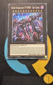RA04-EN072 Super Starslayer TY-PHON - Sky Crisis Super Rare 1st Ed YuGiOh - Picture 1 of 3