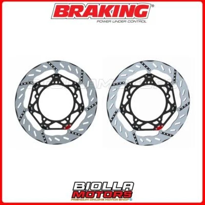 KIT DISCHI FRENO ANTERIORE BRAKING YAMAHA YZF R6 600 2016 - [WAVE FLOTTANTE] EPR Foto 1 de 4
