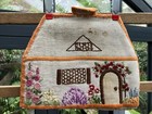 Antique 1920s Hand Made, Hand Embroidered Tea Cosy