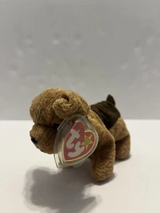 Ty Beanie Baby Tuffy the Dog 1996 Free Shipping - Picture 1 of 1