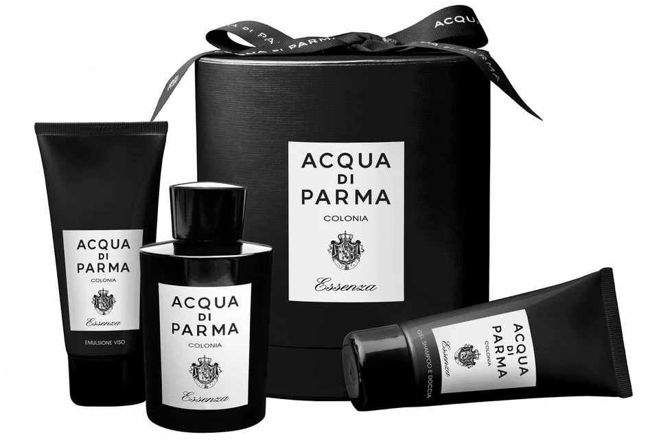 ACQUA DI PARMA COLONIA ESSENZA 3.4 OZ ED COLONIA GEL DE DUCHA A/S BÁLSAMO CONJUNTO DE REGALO Foto 1 de 1