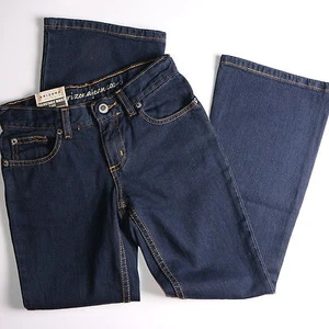 ARIZONA JEAN GIRLS FLARE JEANS ADJUSTABLE WAIST 12 REGULAR NWT - Picture 1 of 2