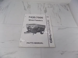Gehl 7435 7500 Futtermischwagen Teile Handbuch 907102 1998 Landwirtschaft - Bild 1 von 2