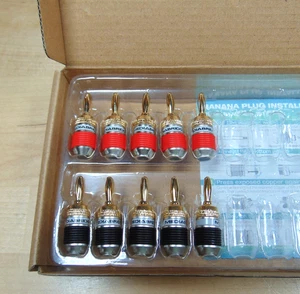 Mediabridge Ultra Series Banana Plugs Connectors - 5 Pair - Picture 1 of 2