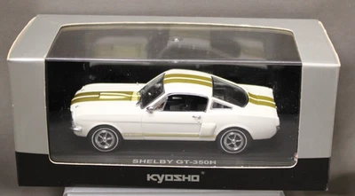 KYOSHO 1/43 НОВОМ В КОРОБКЕ 1966SHELBY GT 350H БЕЛЫЙ И ЗОЛОТОЙ @ - Изображение 1 из 2