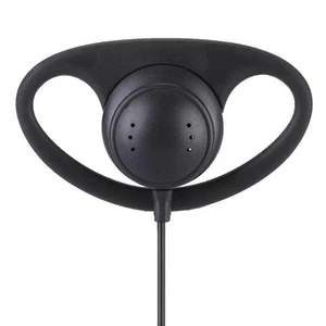 2,5 mm D-Typ-Sicherheits-Earhook Ergonomisch für Funkkommunikation Headset - Zdjęcie 1 z 7