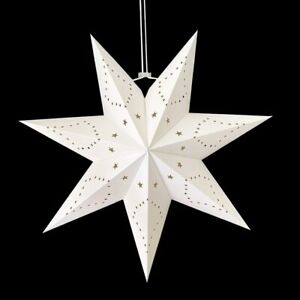 23.62" Paper Star Lantern LED Decor Lights For Christmas Tree Party Xmas Wedding