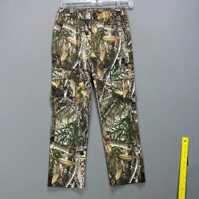 Pantalones Realtree Niños Talla Grande Verde Camuflaje Bolsillos Carga Pierna Recta Algodón Nuevos Foto 1 de 4