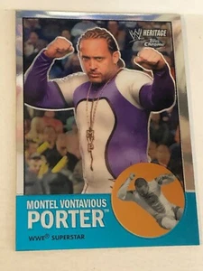 Tarjeta coleccionable Montel Vontavious Port WWE Topps Heritage Chrome Wrestling 2007 #13 - Imagen 1 de 2