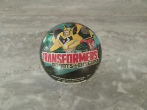 2015 Hedstrom Transformers Roboter in verkleideter Schwammball, gebraucht, 2,75 Zoll Durchmesser - Bild 1 von 3