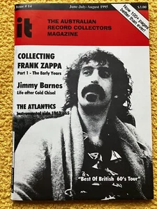 Frank Zappa Rare IT Magazine Australia 1995 Mint - Bild 1 von 2