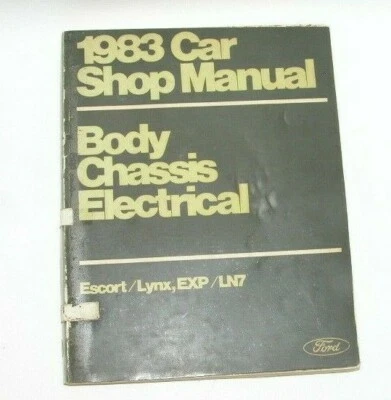 Ford Escort Lynx 1983 EXP carrocería original de fábrica chasis eléctrico manual #F5 Foto 1 de 4