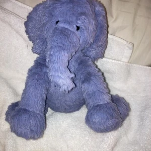 Jellycat London Fuddlewuddle Elephant Blue 9" Plush Stuffed Plush Animal - Picture 1 of 8