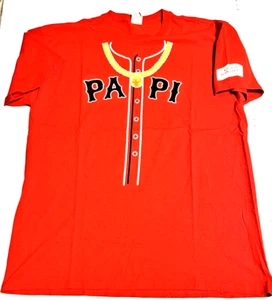 BIG PAPI Davis Ortiz Farwell MLB King's Hawaiian Jersey XL Red Sox 2016 Cotton - Picture 1 of 6