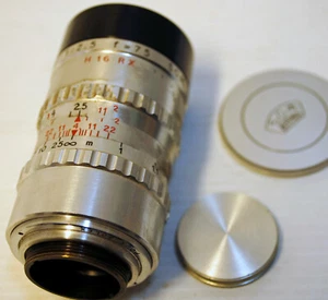 OBJECTIF SOM BERTHIOT-TELECINOR F 75 m/m. - MOUNT "C" - 16 et 9,5 mm -N°SE3416 - Foto 1 di 5