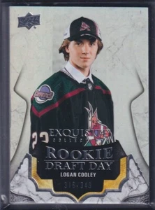 LOGAN COOLEY - 2023 Upper Deck Exquisite Rookie Draft Day #RDD-LC, /349 - Picture 1 of 1
